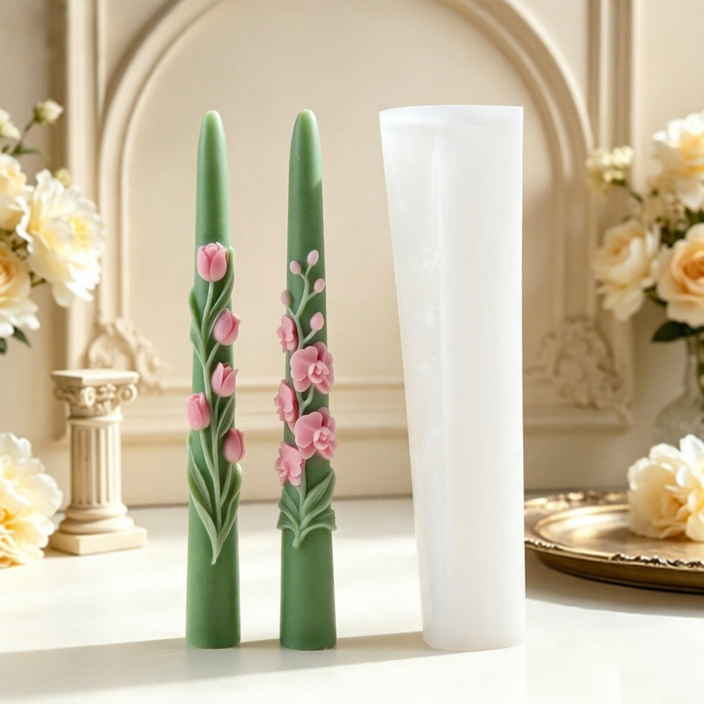 Soy Wax Pillar Blend - Forma silikonowa do świec w kształcie