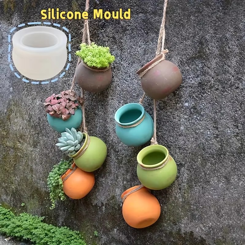 Candle Mold Silicone - Silikonowe formy do doniczek, formy do