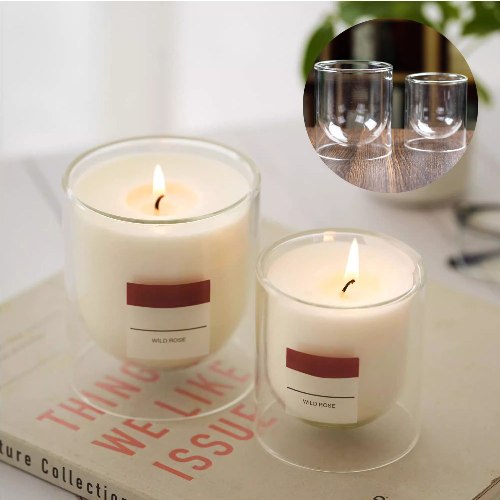 Candle Making Classes - Podwójny świecznik do świec Pojemnik na