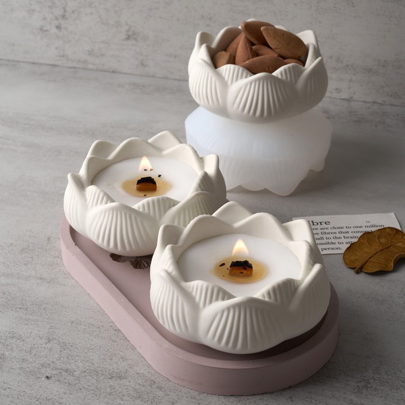 Forma Silikonowa 3D Lotos Świe – Candle Making Process recenzja i cena