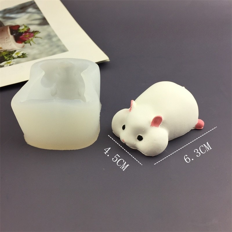 DIY śliczne chomik formy budyń – Candle Mold Silicone recenzja i cena