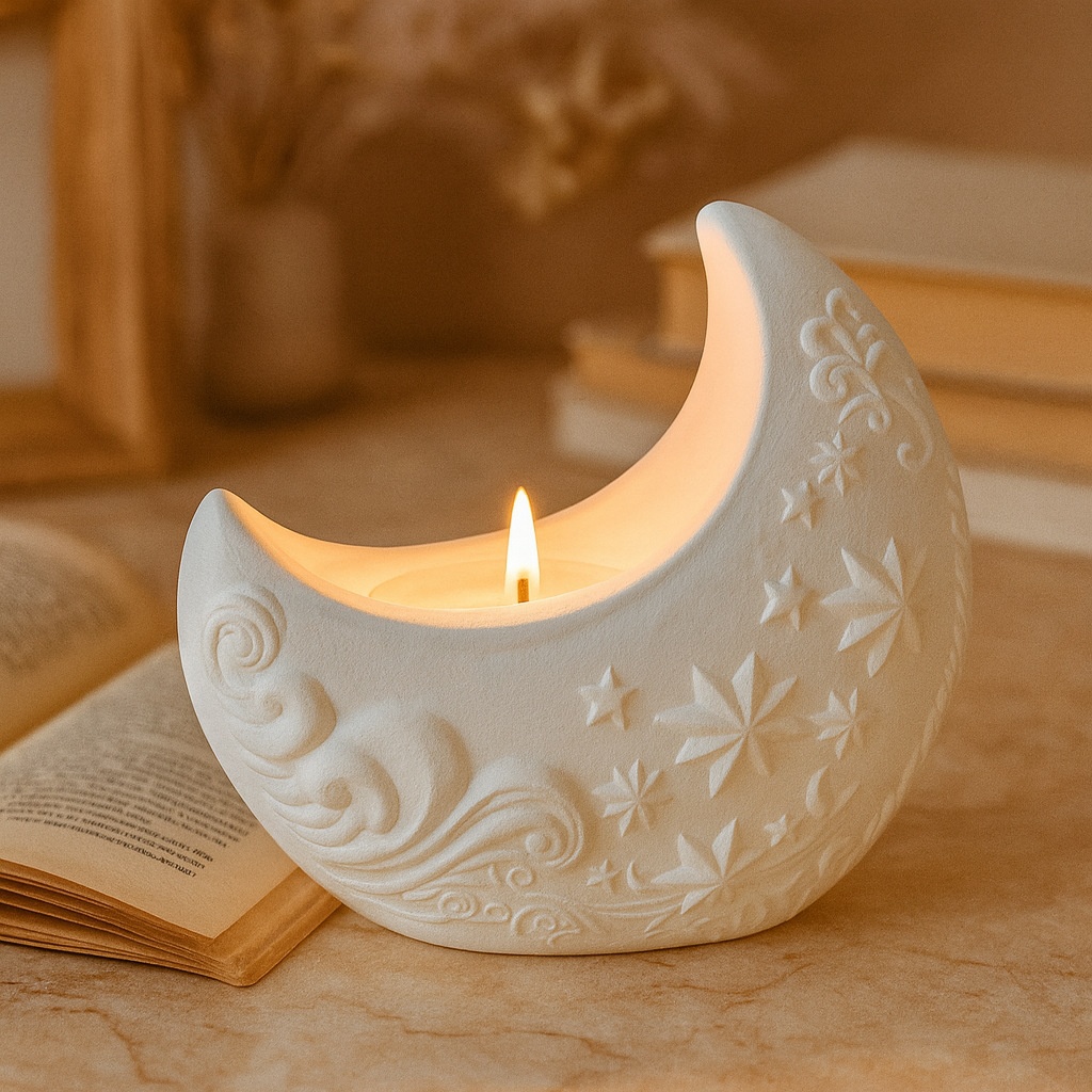Forma 3D Księżyc z efektem rel – Candle Making Process recenzja i cena
