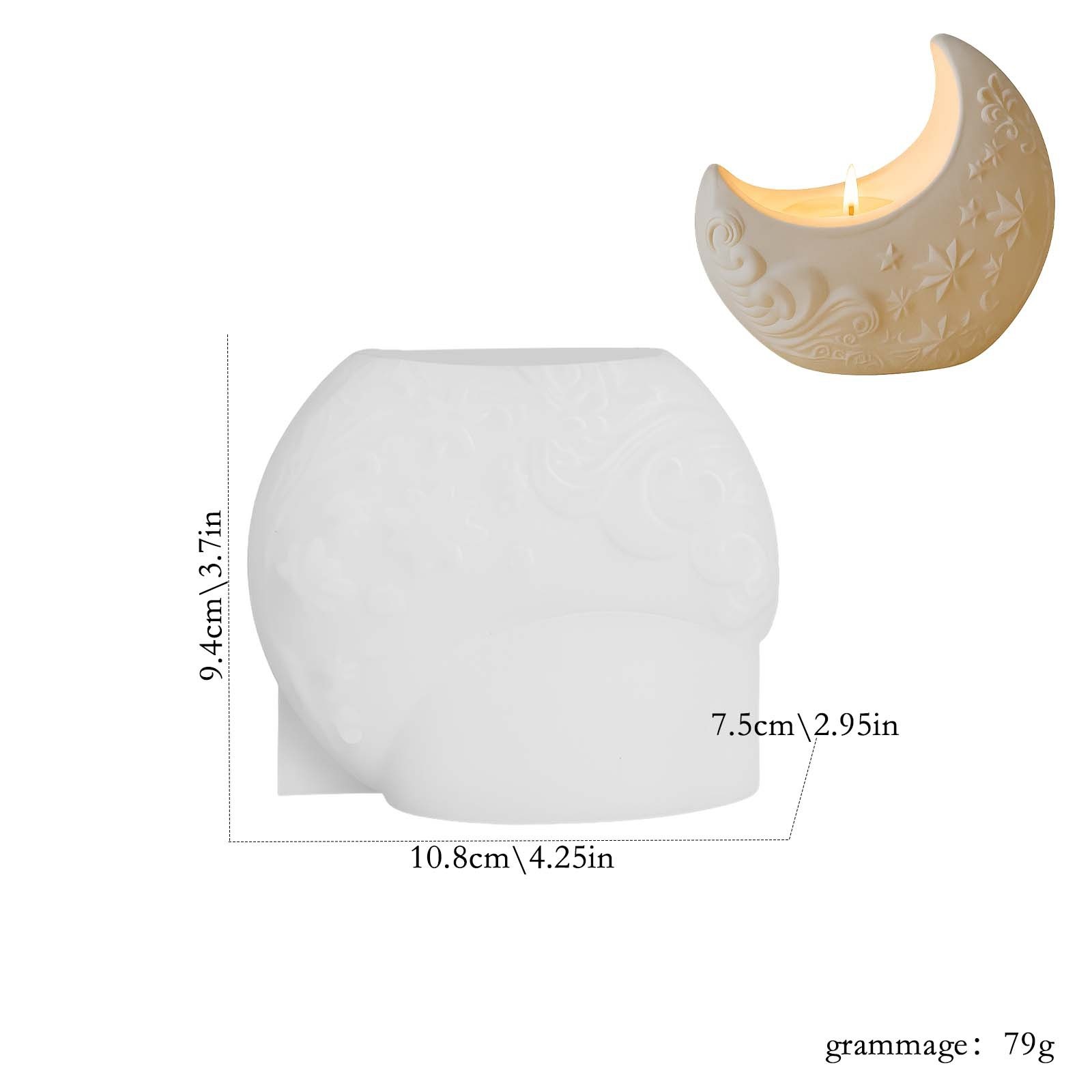 Forma 3D Księżyc z efektem rel – Candle Making Process recenzja i cena
