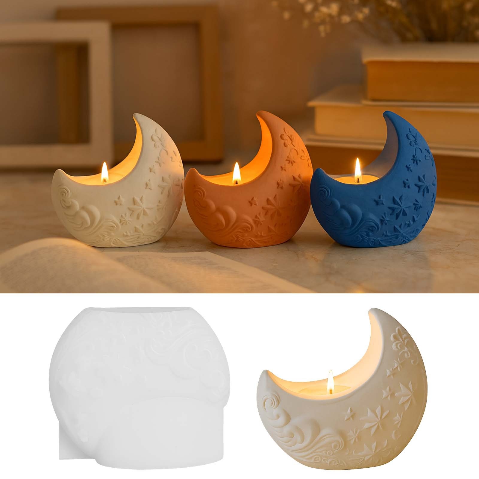 Forma 3D Księżyc z efektem rel – Candle Making Process recenzja i cena