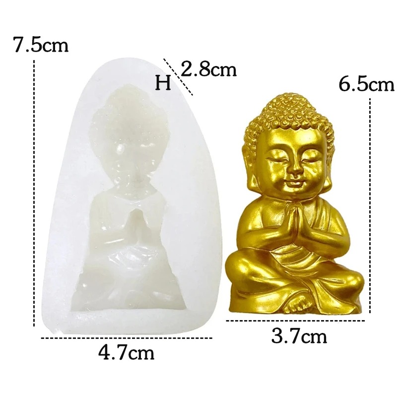 Forma silikonowa 3D Buddy do ś – Candle Making Process recenzja i cena