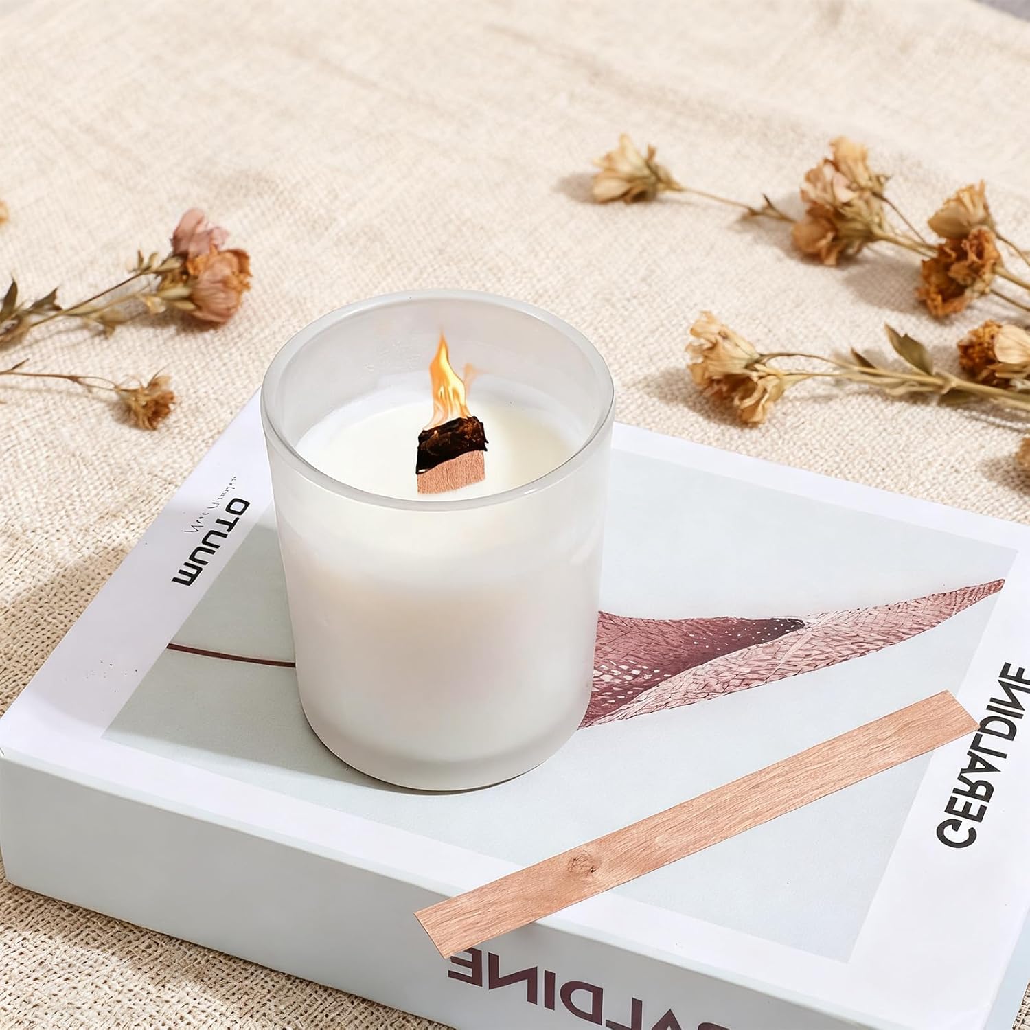 60 szt. Drewnianych Knotów do  – Soy Wax Pillar Blend recenzja i cena