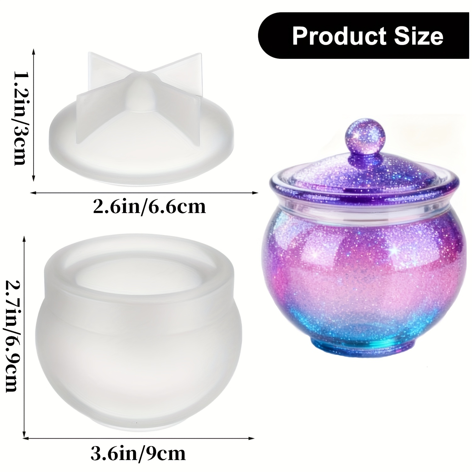 1 zestaw okrągłych form z żywi – Candle Mold Silicone recenzja i cena